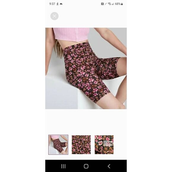 NWOT WILD FABLE HIGH WAISTED YOGA SHORTS - Picture 1 of 3